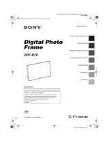 Sony DPF-D70 Kasutusjuhend