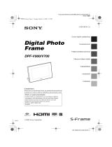 Sony DPF-V700 Kasutusjuhend