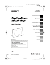 Sony DPF-D82 Kasutusjuhend