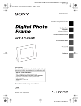 Sony DPF-A710 Kasutusjuhend