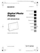 Sony DPF-VR100 Kasutusjuhend