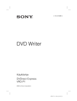 Sony VRD-P1 Kasutusjuhend