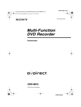 Sony VRD-MC5 Kasutusjuhend