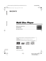Sony MEX-R5 Omaniku manuaal