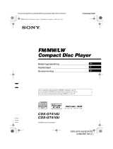 Sony CDX-GT410U Omaniku manuaal