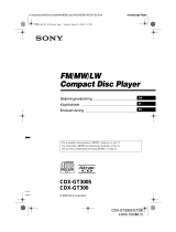 Sony CDX-GT300 Omaniku manuaal