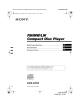 Sony CDX-GT23 Omaniku manuaal