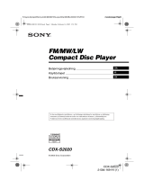 Sony CDX-S2220 Omaniku manuaal