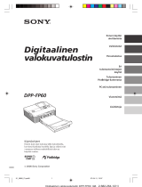 Sony DPP-FP60 Kasutusjuhend