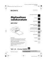 Sony DPP-FP97 Kasutusjuhend