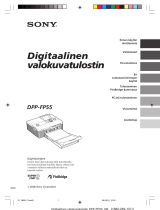 Sony DPP-FP55 Kasutusjuhend