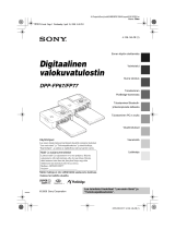 Sony DPP-FP77 Kasutusjuhend