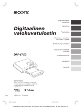 Sony DPP-FP50 Kasutusjuhend