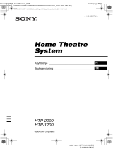 Sony HTP-2000 Omaniku manuaal