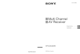 Sony STR-DA5400ES Kasutusjuhend