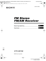Sony STR-DB798 Kasutusjuhend