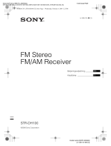 Sony STR-DH100 Kasutusjuhend