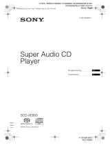 Sony SCD-XE800 Kasutusjuhend
