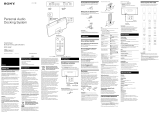 Sony RDP-X50IP Omaniku manuaal