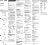 Sony RDP-NWG400B Kasutusjuhend