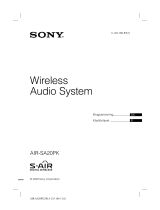 Sony AIR-SA20PK Kasutusjuhend