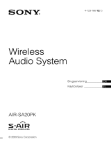 Sony AIR-SA20PK Kasutusjuhend