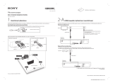 Sony BDV-E985W Quick Start Guide and Installation