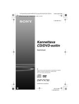 Sony DVP-FX730 Kasutusjuhend