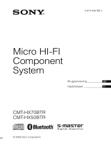 Sony CMT-HX50BTR Kasutusjuhend