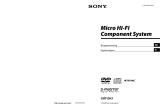 Sony CMT-DH3 Kasutusjuhend