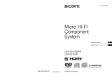 Sony CMT-DH50R Kasutusjuhend