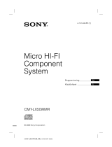 Sony CMT-LX50WMR Kasutusjuhend