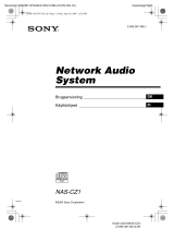 Sony NAS-CZ1 Kasutusjuhend