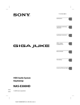 Sony NAS-E300HD Kasutusjuhend