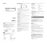 Sony NAS-SC55PKE Quick Start Guide and Installation