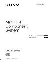 Sony MHC-EC68USB Kasutusjuhend