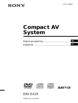 Sony DAV-EA20 Kasutusjuhend