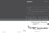 Sony DAR-X1R Kasutusjuhend