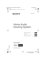 Sony RDH-SK8iP Kasutusjuhend