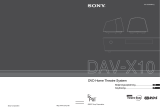 Sony DAV-X10 Kasutusjuhend