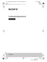 Sony HT-XT100 Kasutusjuhend