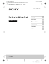 Sony HT-CT260 Kasutusjuhend