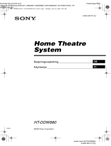 Sony HT-DDW880 Kasutusjuhend