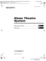 Sony HT-DDW670 Kasutusjuhend