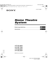 Sony HT-SL800 Kasutusjuhend