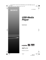Sony SMP-U10 Kasutusjuhend