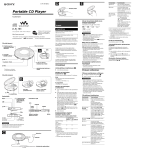 Sony D-EJ785 Kasutusjuhend