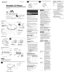 Sony D-EJ761 Kasutusjuhend