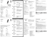 Sony ICD-BX140 Quick Start Guide and Installation