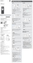 Sony ICD-SX2000 Kasutusjuhend